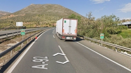 Imagen de la A-92 (112 ANDALUCÍA)