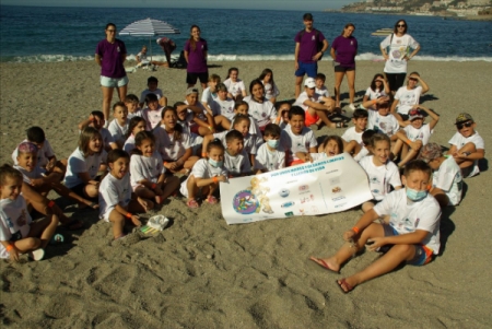 Limpieza de la playa de Almuñécar (RED DE VIGILANTES MARINOS) 