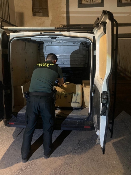 Imagen del hachís incautado (GUARDIA CIVIL)