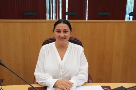 La Diputada Provinciald e Unidas Podemos, Alejandra Durán (UNIDAS PODEMOS)