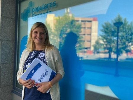 La portavoz del PP en DIputación, Inmaculada Hernández (PP)