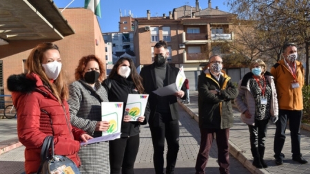 Imagen de la visita a Láchar (IU)