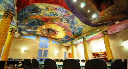 Sala donde se celebrará el congreso (FUNDACIÓN EUROÁRABE) 