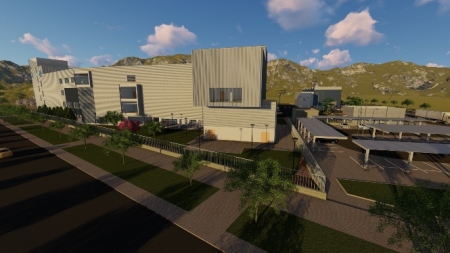 El Edificio de Administración y Visitas (IFMIFDONES)