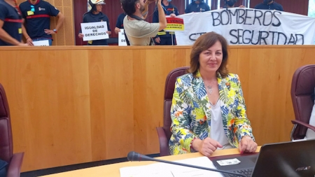 La diputada provincial de Vox en la Diputación de Granada, Cristina Jiménez (VOX)