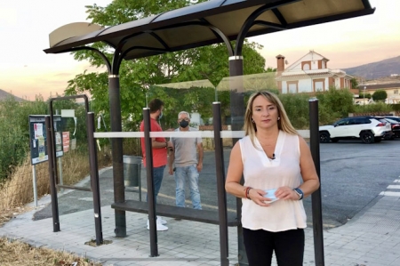 La portavoz del PSOE en el Ayuntamiento de Huétor Vega, Carolina Higueras (PSOE)