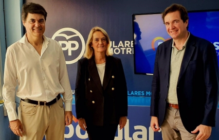 Rojas, García Chamorro e Hispán, del PP (PP) 