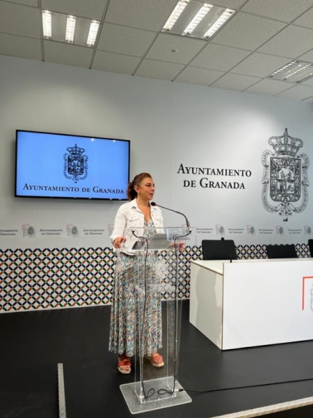 La alcaldesa en funciones, Raquel Ruz (AYTO. GRANADA) 