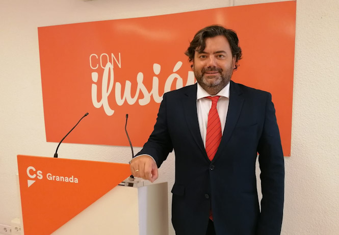 El coordinador provincial de Ciudadanos, Joaquín López Sidro (CS)