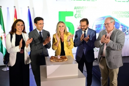 Celebración del quinto aniversario del Metro (JUNTA) 