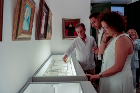 I)nauguración de la exposición de Joaquín Lobato (JAVIER ALGARRA / AYUNTAMIENTO)