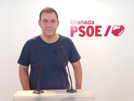 El secretario de Política Municipal del PSOE de Granada, Manuel García Cerezo (PSOE)