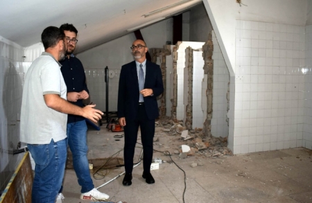 Obras de mejora en el Pabellón Municipal de Deportes de Albolote (AYTO. ALBOLOTE) 