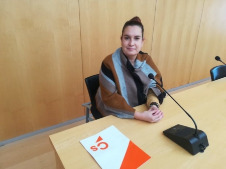 La portavoz de Ciudadanos (Cs) en el Ayuntamiento de Órgiva, Raquel Álvarez (CS)