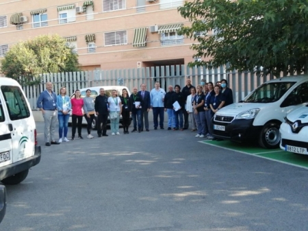 Presentación de la nueva flota de vehículos (JUNTA)