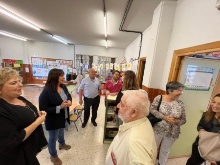 Imagen de la visita al colegio La Alfaguarilla (DIPGRA)