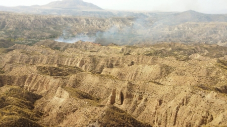 Lugar del incendio (INFOCA) 
