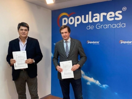 Los diputados nacionales del PP, Carlos Rojas y Pablo Hispan (PP)
