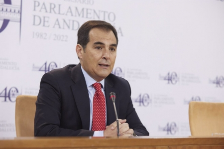 José Antonio Nieto, en imagen de archivo en el Parlamento de Andalucía (JOAQUIN CORCHERO - EUROPA PRESS)