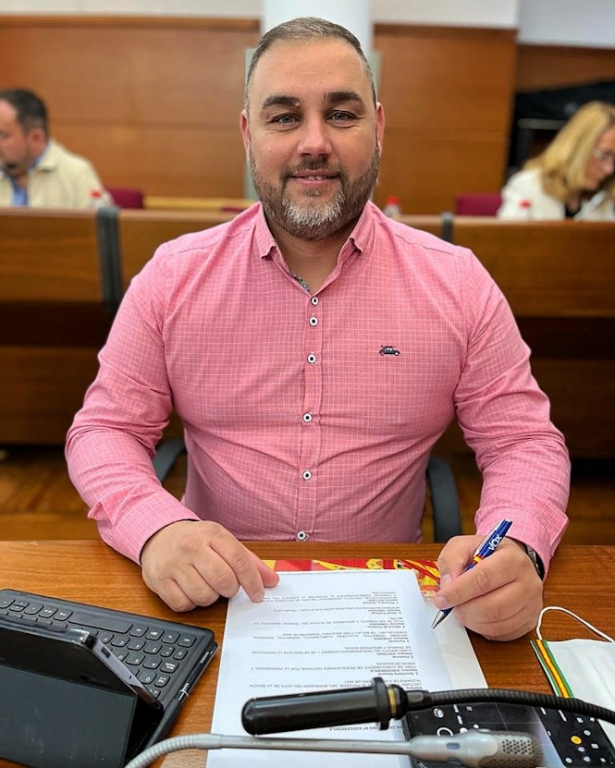 El portavoz de Vox en el Ayuntamiento de Motril, Miguel Ángel López (VOX)