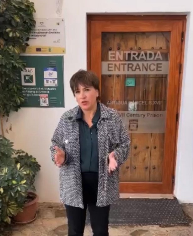 La portavoz del PSOE en el Ayuntamiento de Alhama, Sandra García (PSOE)