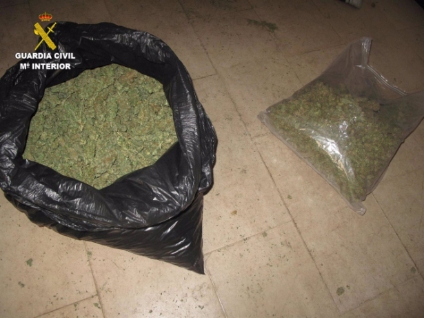 Marihuana intervenida por la Guardia Civil (GUARDIA CIVIL)