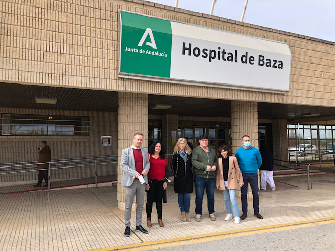 Visita al Hospital de Baza (PSOE)