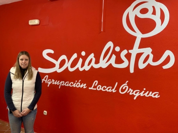 La portavoz municipal del PSOE de Órgiva, María Morillas (PSOE)