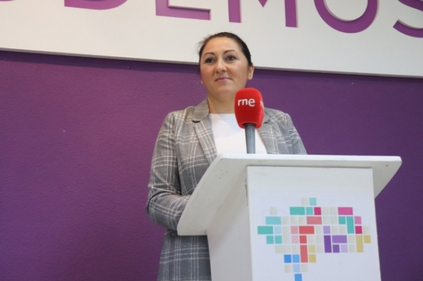 La secretaria de Acción Institucional de Podemos Andalucía  (PODEMOS)