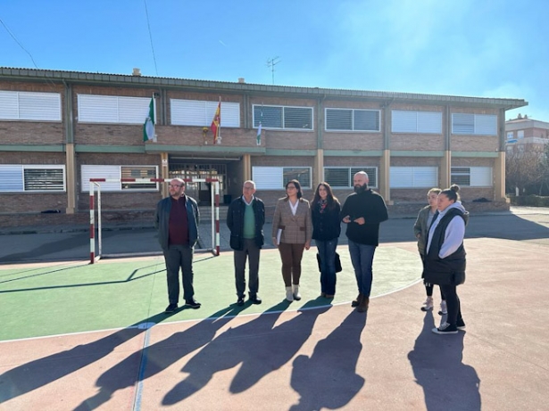 Imagen de la visita al Colegio San Pascual Bailón (JUNTA)