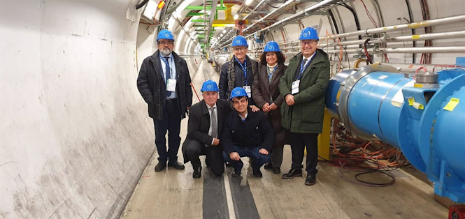 Visita de UGR e Ifmif-Dones España al CERN (UGR)