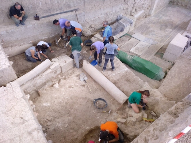 Trabajos arqueológicos en Villa Romana de Salar, en imagen de archivo (PGI VILLA ROMANA DE SALAR)