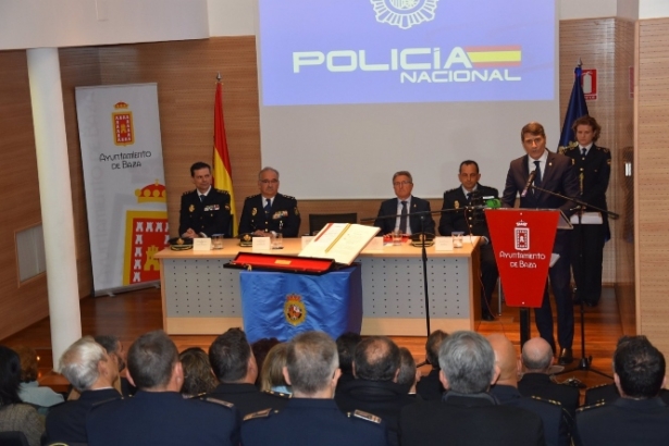 Pedro Fernández interviene en el acto de la Policía Nacional de Baza (DELEGACIÓN DEL GOBIERNO) 