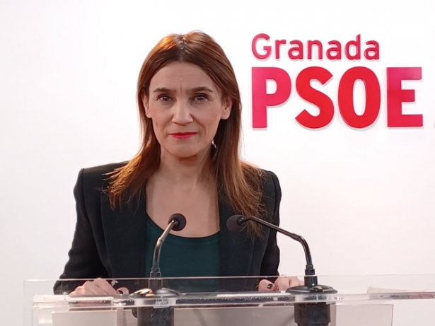 La parlamentaria andaluza del PSOE, Olga Manzano (PSOE)