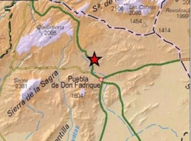 Registrado un terremoto de magnitud 3,7 con epicentro en Puebla de Don Fadrique, segundo en 24 horas en la provincia (INSTITUTO GEOGRÁFICO NACIONAL)