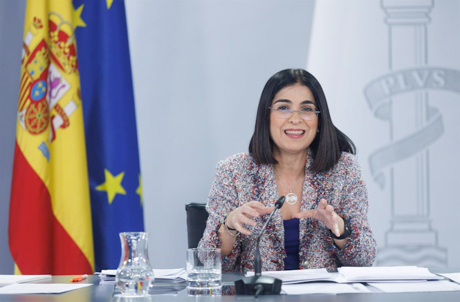 La ministra de Sanidad, Carolina Darias (EDUARDO PARRA/EUROPA PRESS)