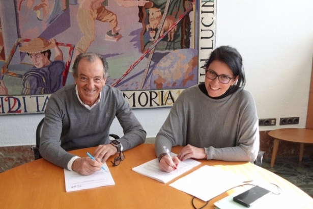 Francisco Barranco y Olalla Lamas firman el convenio del Palacio de Congresos de Granada (PALACIO DE CONGRESOS) 