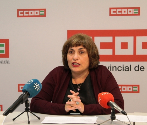 La secretaria de la Mujer de CCOO de Granada, Clara Castarnado (CCOO)