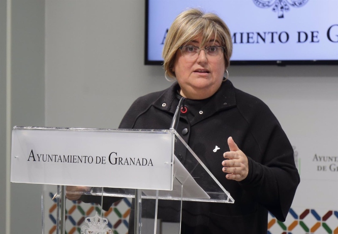 La concejal de Presidencia de Granada, Ana Muñoz, en imagen de archivo (AYUNTAMIENTO) 
