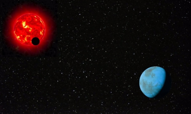 Concepción artística del sistema planetario en torno a TOI-2096 (FRANCISCO J. POZUELOS)