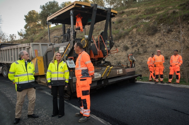 Marífrán Carazo ha visitado la Carretera de El Fargue (JUNTA)