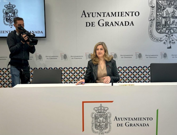 Beatriz Sánchez Agustino en rueda de prensa (VOX)