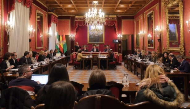 Pleno del Ayuntamiento de Granada, en imagen de archivo (AYUNTAMIENTO)