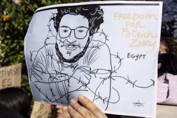 Imagen de archivo de una concentración por la libertad de Patrick, un activista por la igualdad estudiante en la UGR detenido en Egipto (UGR)