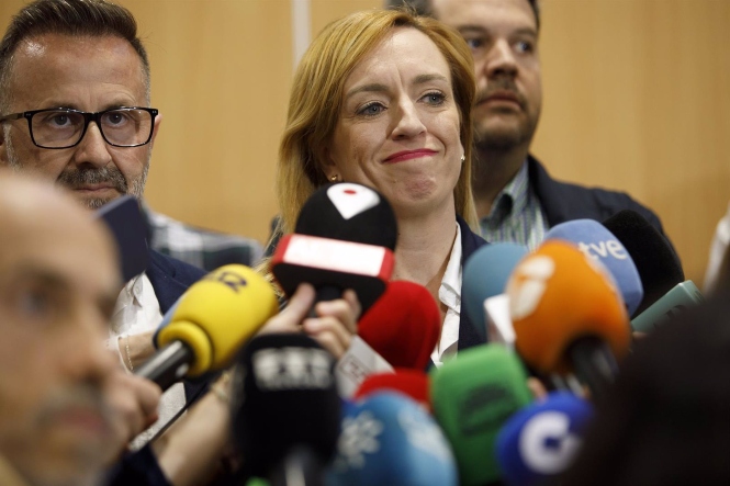 La alcaldesa de Maracena, Berta Linares atiende a los medios de comunicación el pasado viernes (ÁLEX CÁMARA / EUROPA PRESS) La alcaldesa de Maracena, Berta Linares atiende a los medios de comunicación el pasado viernes (ÁLEX CÁMARA / EUROPA PRESS)