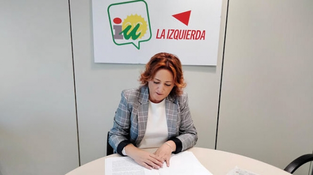 La coordinadora provincial de IU Granada, Mari Carmen Pérez (IU)