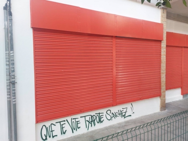 El PSOE de Maracena condena pintadas grafiteras en su sede por culpa `del odio que el PP proyecta` (PSOE) 
