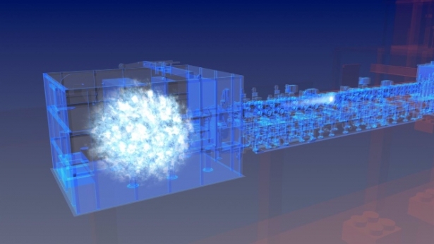 Recreación de las instalaciones del acelerador de partículas a instalar en Escúzar (COMUNICACIÓN IFMIF-DONES)