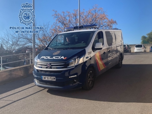 Imagen de un vehículo policial (POLICÍA NACIONAL)