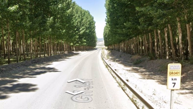 Punto de la GR-3401 en que un menor de 14 años ha fallecido atropellado cuando circulaba en bicicleta (112 ANDALUCÍA) Punto de la GR-3401 en que un menor de 14 años ha fallecido atropellado cuando circulaba en bicicleta (112 ANDALUCÍA)